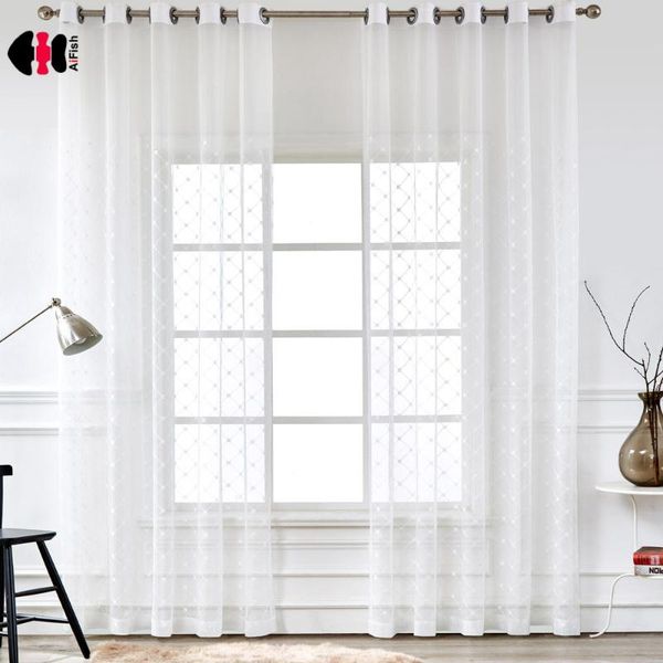 curtain & drapes white plaid towel embroidered voile for living room simple modern geometric pattern bay window treatment p308c
curtain & drapes white plaid towel embroidered voile for living room simple modern geometric pattern bay window treatment p308c