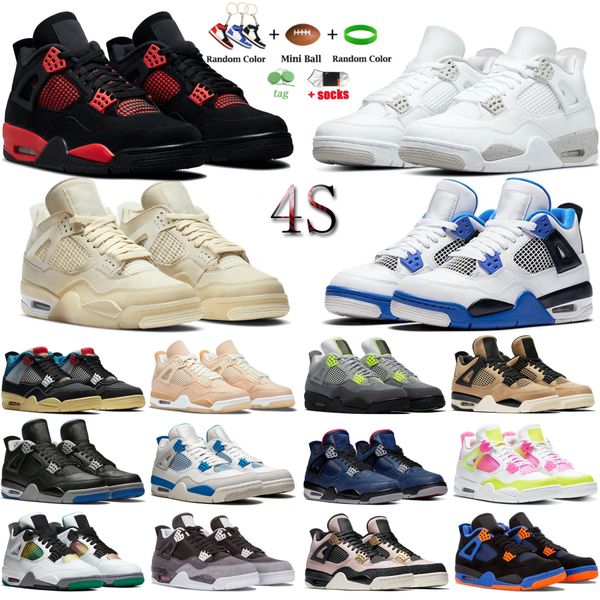 men women 4 4s basketball shoes sail white oreo bred shimmer pure money trainer sport shoe outdoor athletic sneaker, Black
men women 4 4s basketball shoes sail white oreo bred shimmer pure money trainer sport shoe outdoor athletic sneaker, Black
