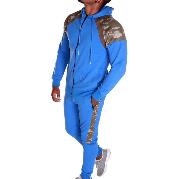 mens set camo patchwork sweat suit set mens sports suit hoodie sweatshirt sweatpants 2 pieces jogger outfit, Gray
mens set camo patchwork sweat suit set mens sports suit hoodie sweatshirt sweatpants 2 pieces jogger outfit, Gray