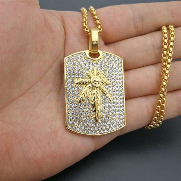 pendant necklaces hip hop iced out full rhinestones leaf necklace gold color stainless steel square dog tag bling jewelry, Silver
pendant necklaces hip hop iced out full rhinestones leaf necklace gold color stainless steel square dog tag bling jewelry, Silver