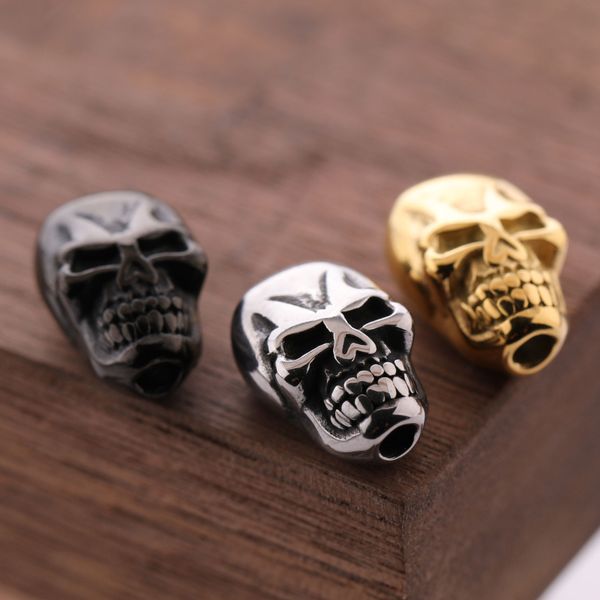 diy handmade charm gold/silver/black plated stainless steel skull charms sssk0947, Bronze;silver
diy handmade charm gold/silver/black plated stainless steel skull charms sssk0947, Bronze;silver