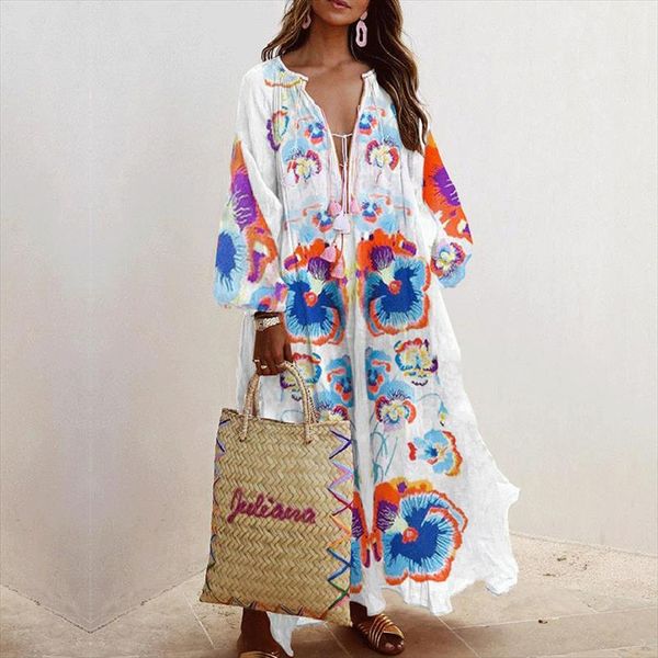 maxi dress women summer boho floral dresses 2020 autumn long party beach striped dress v neck loose sundress vestidos, Black;gray
maxi dress women summer boho floral dresses 2020 autumn long party beach striped dress v neck loose sundress vestidos, Black;gray