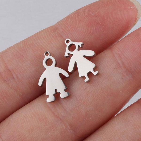 charms 100% stainless steel boy girl charm for jewelry making family mirror polished wholesale 20pcs1, Bronze;silver
charms 100% stainless steel boy girl charm for jewelry making family mirror polished wholesale 20pcs1, Bronze;silver