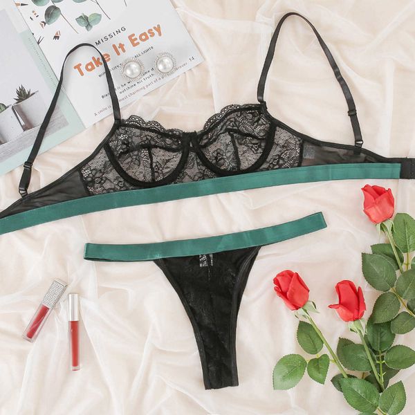 stitching dark green underwear set ladies lace see-through temptation lingerie pajamas disfraz comfortable t5, Black;white
stitching dark green underwear set ladies lace see-through temptation lingerie pajamas disfraz comfortable t5, Black;white