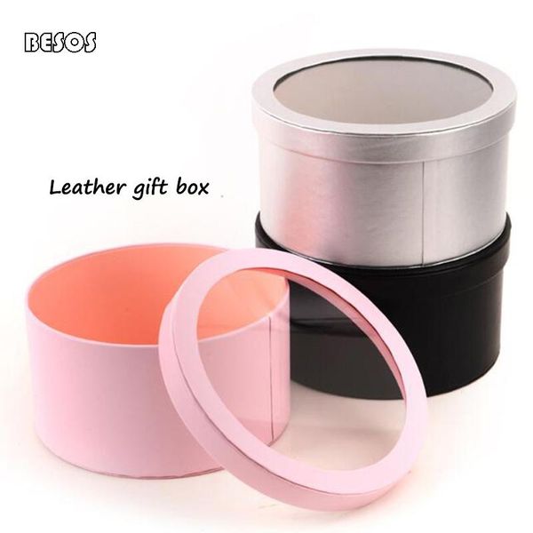 large size silver round cylindrical box lid transparent skylight leather gift box wedding party flower cosmetics decorative
large size silver round cylindrical box lid transparent skylight leather gift box wedding party flower cosmetics decorative