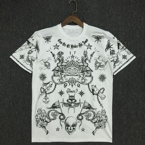 19ss mens t shirt cotton couple short sleeve mens print casual tees 2 colors size s-2xl, White;black
19ss mens t shirt cotton couple short sleeve mens print casual tees 2 colors size s-2xl, White;black