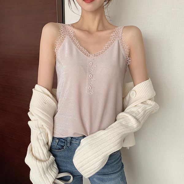 korean bright silk women woman lace camis women sequined sleeveless tank woman v neck basic halter plus size1, White
korean bright silk women woman lace camis women sequined sleeveless tank woman v neck basic halter plus size1, White