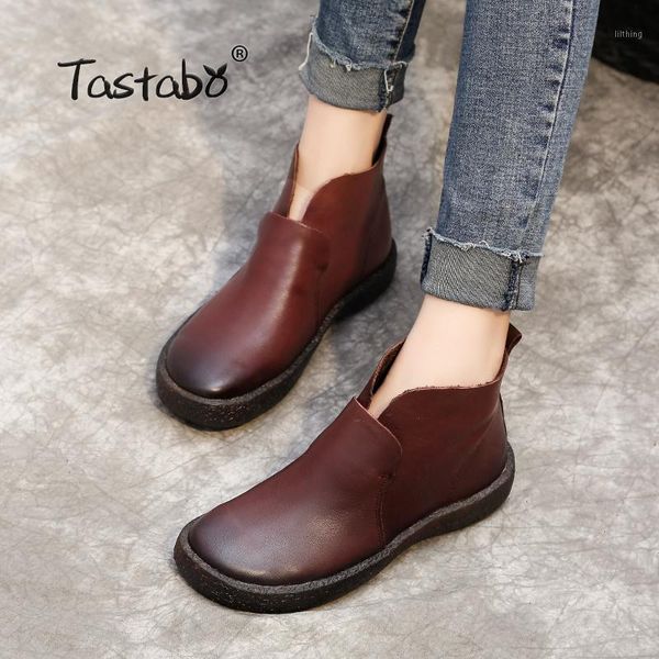 tastabo handmade ankle boots slip-on boots shoes women fashion soft genuine leather for women1, Black
tastabo handmade ankle boots slip-on boots shoes women fashion soft genuine leather for women1, Black