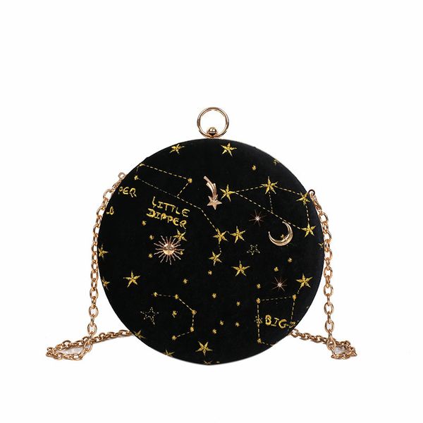 female tote fashion starry sky circular suede shoulder-belt crossbody sacks of messenger round luxury bags
female tote fashion starry sky circular suede shoulder-belt crossbody sacks of messenger round luxury bags