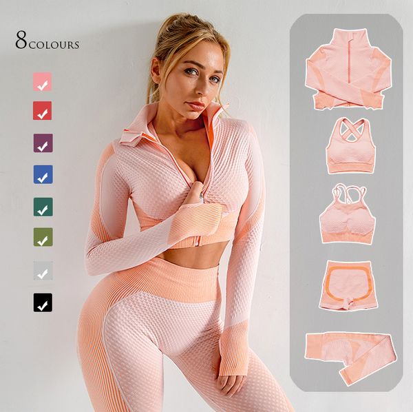 fitness wear women fitness sport yoga suit seamless women yoga sets long sleeve yoga clothing female sport gym suits wear running clothes, White;red
fitness wear women fitness sport yoga suit seamless women yoga sets long sleeve yoga clothing female sport gym suits wear running clothes, White;red