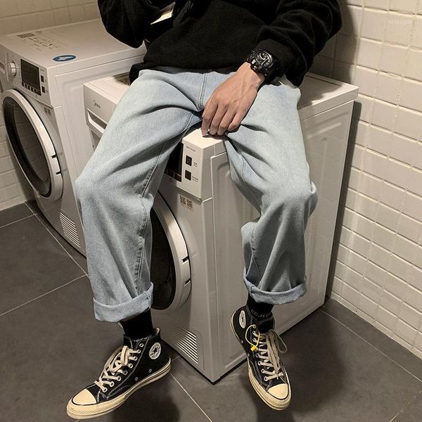 men's spring and autumn 2020 teenagers light blue loose jeans men's retro wide leg straight pants korean youth harem trousers1
men's spring and autumn 2020 teenagers light blue loose jeans men's retro wide leg straight pants korean youth harem trousers1