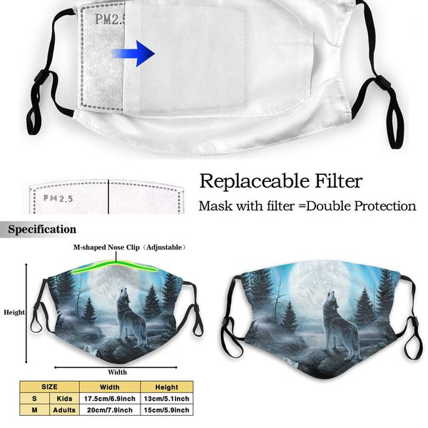 filter, night with wolves at moon dust howling mouth face mask for kids anti washable reu c7wt
filter, night with wolves at moon dust howling mouth face mask for kids anti washable reu c7wt