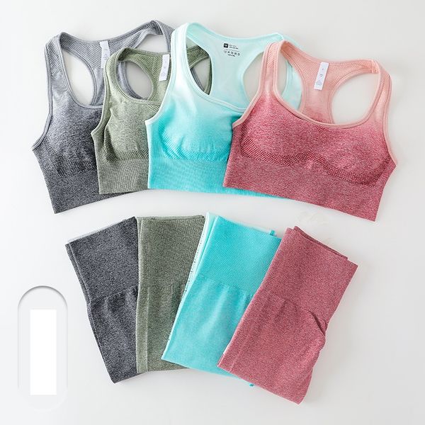 fashion seamless designer womens tracksuit yoga suit gymshark leggings gymwear fitness sports wear outdoor set 2pcs outfits indoor sport set, Gray
fashion seamless designer womens tracksuit yoga suit gymshark leggings gymwear fitness sports wear outdoor set 2pcs outfits indoor sport set, Gray