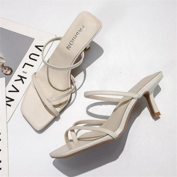 classics high strap white ladies fashion slip on thin heels sandals women summer shoes y200423, Black
classics high strap white ladies fashion slip on thin heels sandals women summer shoes y200423, Black