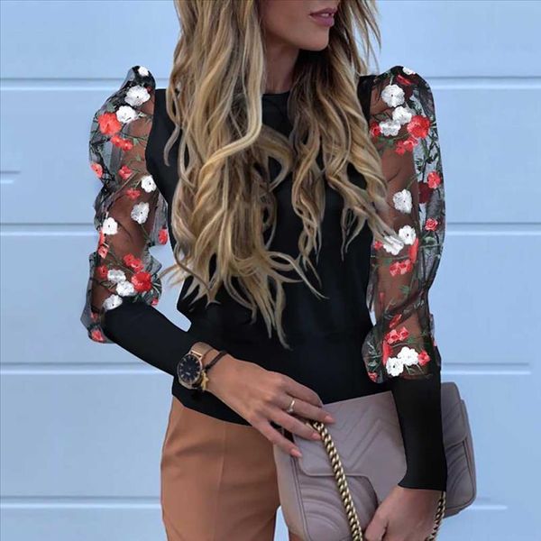fashion puff sleeve for women o neck lantern sleeve perspective dot mesh casual loose transparent blouse blusas @45, White
fashion puff sleeve for women o neck lantern sleeve perspective dot mesh casual loose transparent blouse blusas @45, White