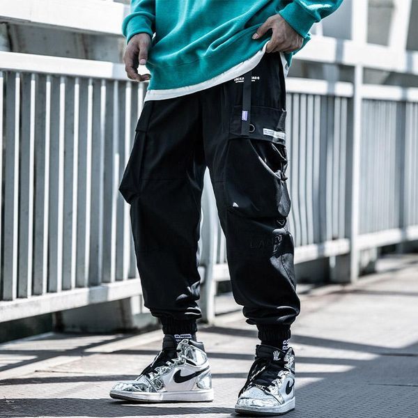 functional wind overalls men's trendy brand loose big pockets color matching pants waist belt waistband pants trendy, Black
functional wind overalls men's trendy brand loose big pockets color matching pants waist belt waistband pants trendy, Black