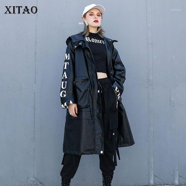 xitao tide plus size patchwork pocket black coat women clothes 2019 fashion match all letter print faux leather autumn zll43541
xitao tide plus size patchwork pocket black coat women clothes 2019 fashion match all letter print faux leather autumn zll43541