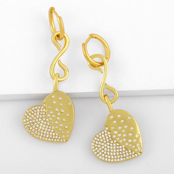 stud lexie diary 2021 creative fashion heart shining zircon genuine gold plated earrings for women accessory jewelry, Golden;silver
stud lexie diary 2021 creative fashion heart shining zircon genuine gold plated earrings for women accessory jewelry, Golden;silver