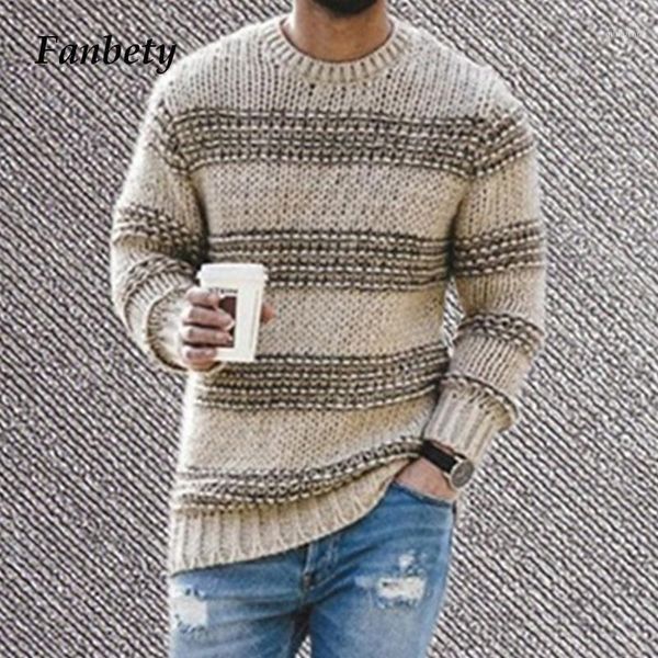 autumn winter fashion o-neck knitted sweater mens casual striped loose pullover 2020 vintage long sleeve sweater pull homme1, White;black
autumn winter fashion o-neck knitted sweater mens casual striped loose pullover 2020 vintage long sleeve sweater pull homme1, White;black