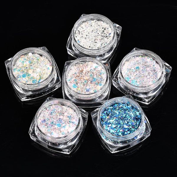 nail glitter powder thin 6pcs shine blue chrome pigment colorful flake manicure ultra sequin set art holographic laser, Silver;gold
nail glitter powder thin 6pcs shine blue chrome pigment colorful flake manicure ultra sequin set art holographic laser, Silver;gold