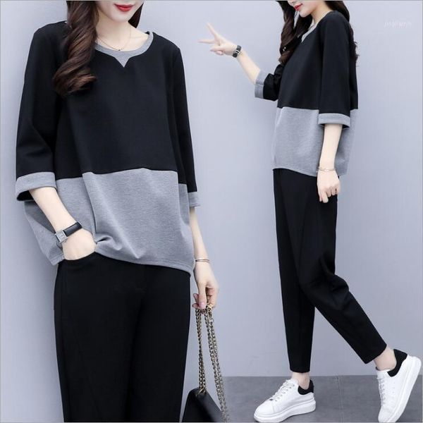 gym clothing 2021 women's summer loose suit large size two-piece sport casual small feet pants temperament slim sport1, White;black
gym clothing 2021 women's summer loose suit large size two-piece sport casual small feet pants temperament slim sport1, White;black
