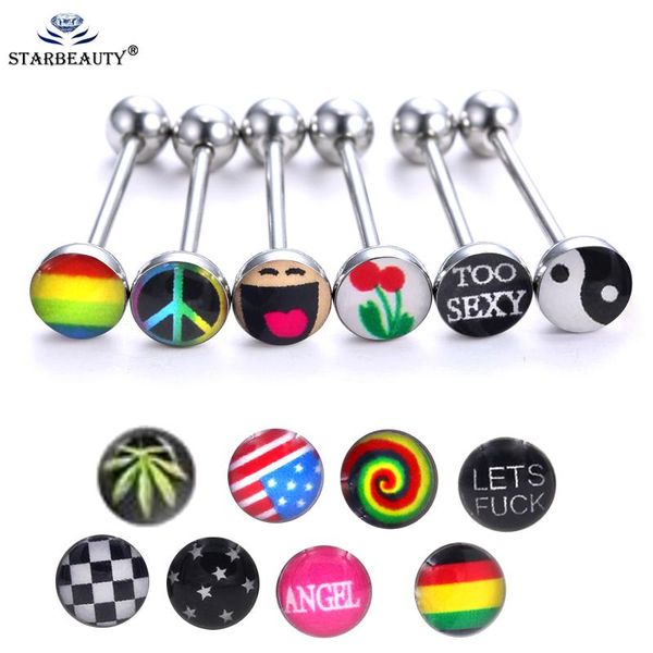 1 шт. 1.618mm punk punk taehyung язык piercing suck it rainbow tree yinyang picture picture mount's pierce bards bards пирсинг язык h wmtlje, Silver
1 шт. 1.618mm punk punk taehyung язык piercing suck it rainbow tree yinyang picture picture mount's pierce bards bards пирсинг язык h wmtlje, Silver