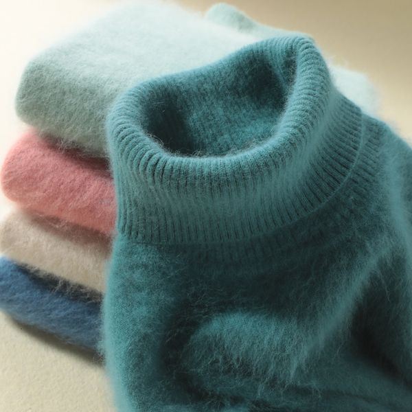 2021 new super comfortable mink cashmere turtleneck sweater women autumn winter clothes pull femme hiver jumper pullover sweaters yg8w, White;black
2021 new super comfortable mink cashmere turtleneck sweater women autumn winter clothes pull femme hiver jumper pullover sweaters yg8w, White;black