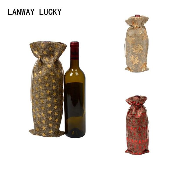 gift wrap 6"x14" natural jute wine bags burlap drawstring bottle covers weddings party champagne linen wrapping pouch
gift wrap 6"x14" natural jute wine bags burlap drawstring bottle covers weddings party champagne linen wrapping pouch