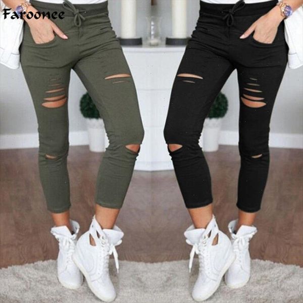 skinny cotton women pants hollow holes destroyed knee pencil pant casual trousers black white stretch ripped cloth 2021
skinny cotton women pants hollow holes destroyed knee pencil pant casual trousers black white stretch ripped cloth 2021