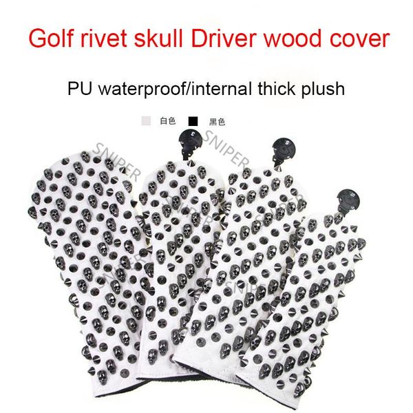 гольф головы чехлы для водителя # 1 # 3 # 5 fairway woods club clubs cudvccovers взаимозаменяемый номер тег - черный череп заклепки
гольф головы чехлы для водителя # 1 # 3 # 5 fairway woods club clubs cudvccovers взаимозаменяемый номер тег - черный череп заклепки