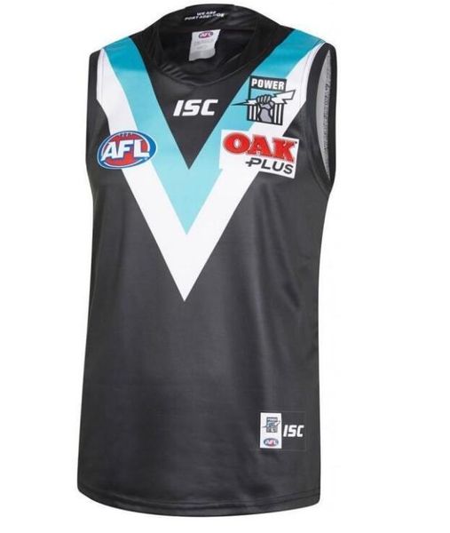 port adelaide power 20/19 mens home guernsey sleeveless singlet rugby jersey shirt kit maillot camiseta maglia vest, Black;yellow
port adelaide power 20/19 mens home guernsey sleeveless singlet rugby jersey shirt kit maillot camiseta maglia vest, Black;yellow