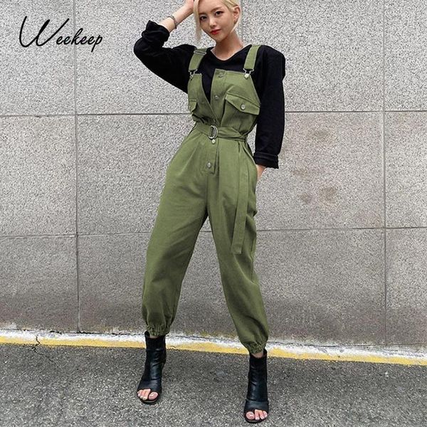 women's pants & capris weekeep army green fashion streetwear cargo women high waist with sashes pocket overalls harajuku 90s vintage ju, Black;white
women's pants & capris weekeep army green fashion streetwear cargo women high waist with sashes pocket overalls harajuku 90s vintage ju, Black;white