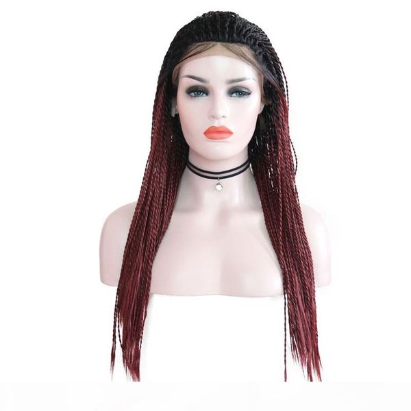 red ombre lace front wigs twist crochet braided synthetic wigs cospaly party straight heat resistant fiber hair wig two tone black root
red ombre lace front wigs twist crochet braided synthetic wigs cospaly party straight heat resistant fiber hair wig two tone black root