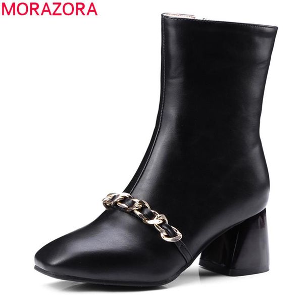 boots morazora large size 33-46 arrive fashion women thick high heels square toe solid color ladies shoes winter ankle, Black
boots morazora large size 33-46 arrive fashion women thick high heels square toe solid color ladies shoes winter ankle, Black