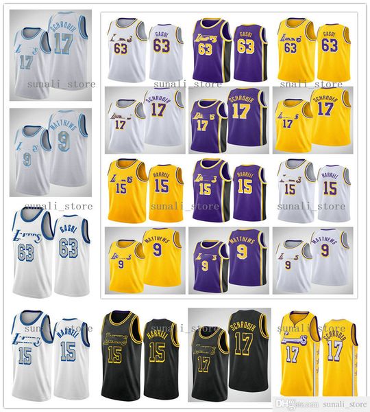 2020-21 new city white dennis 17 schroder wesley 9 matthews montrezl 15 harrell marc 63 gasol jerseys basketball shirts yellow purple black, Black;red
2020-21 new city white dennis 17 schroder wesley 9 matthews montrezl 15 harrell marc 63 gasol jerseys basketball shirts yellow purple black, Black;red