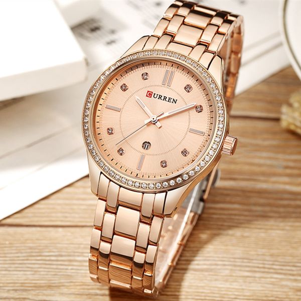 curren brand ladies watches simple women luxury quartz wristwatch girl full steel waterproof clock gift montre femme reloj mujer 201118, Slivery;brown
curren brand ladies watches simple women luxury quartz wristwatch girl full steel waterproof clock gift montre femme reloj mujer 201118, Slivery;brown