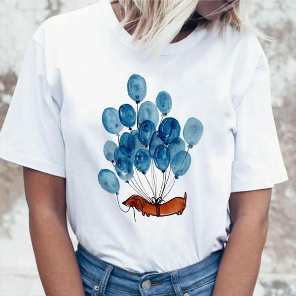 harajuku sausage dogs and balloons print funny t shirts women clothes 2020 summer ladies short sleeve vogue tshirt feminina, White
harajuku sausage dogs and balloons print funny t shirts women clothes 2020 summer ladies short sleeve vogue tshirt feminina, White