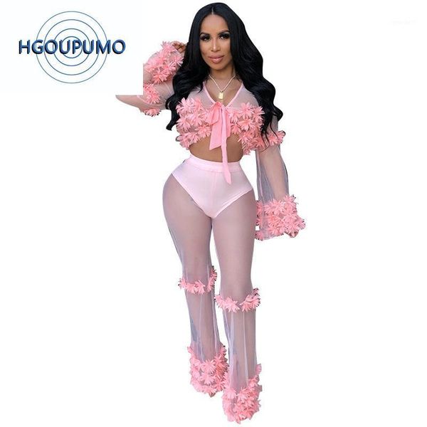 women's two piece pants sheer mesh floral set tracksuit v neck long sleeve crop and flare sweatsuits see through 2pcs beach outfits1, White
women's two piece pants sheer mesh floral set tracksuit v neck long sleeve crop and flare sweatsuits see through 2pcs beach outfits1, White