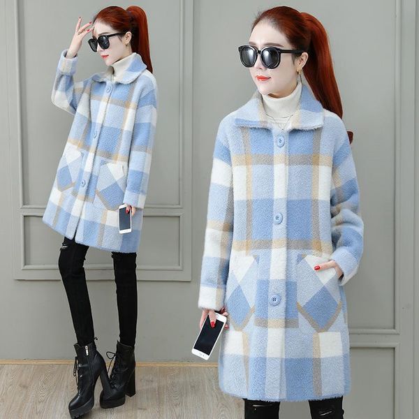 women's wool & blends more s62527 long sweater jacket in the autumn of 2021 winter cardigan loose cloth coat, Black
women's wool & blends more s62527 long sweater jacket in the autumn of 2021 winter cardigan loose cloth coat, Black