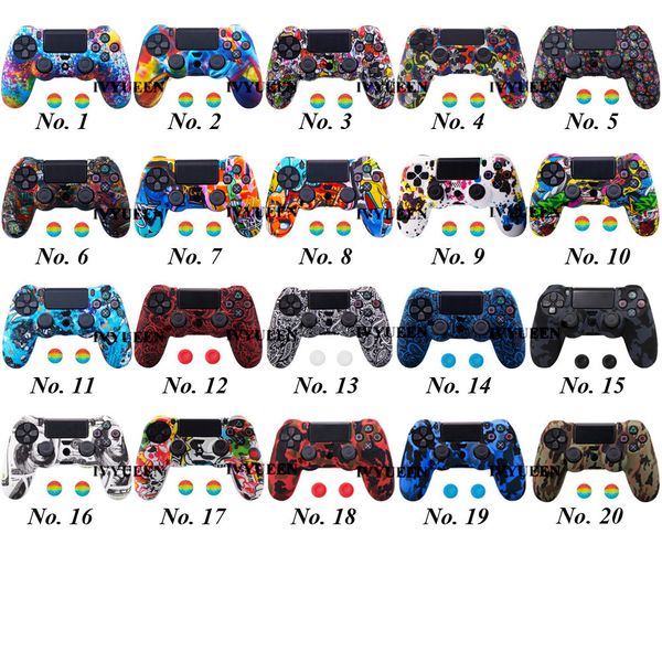 for ps4 gamepad silicone cover rubber camouflage case protective cover for sony playstation 4 controller controle joystick
for ps4 gamepad silicone cover rubber camouflage case protective cover for sony playstation 4 controller controle joystick