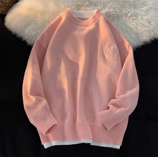 waxy sss soft autumn and winter sweater female pop style design sense niche retro japanese lazy wind advanced knitting, White;black
waxy sss soft autumn and winter sweater female pop style design sense niche retro japanese lazy wind advanced knitting, White;black