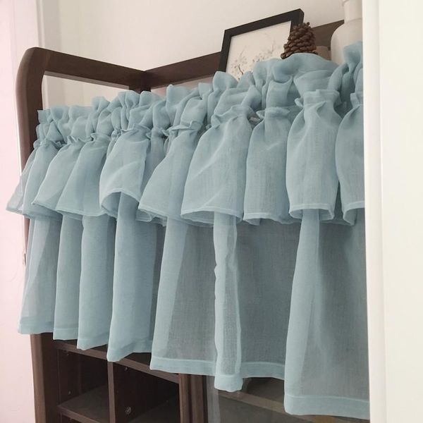 dunxdeco tulle curtains short cortinas for kitchen country style romantic soft sheer rideau warm home decoration 150x50cm1
dunxdeco tulle curtains short cortinas for kitchen country style romantic soft sheer rideau warm home decoration 150x50cm1