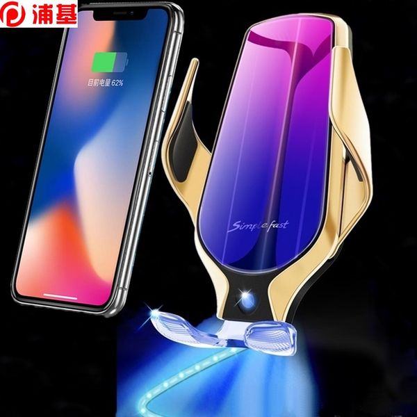 10w car holder qi wireless charger for iphone x xs 8 11 pro max automatic led car fast charger for samsung s10 s9 s8
10w car holder qi wireless charger for iphone x xs 8 11 pro max automatic led car fast charger for samsung s10 s9 s8