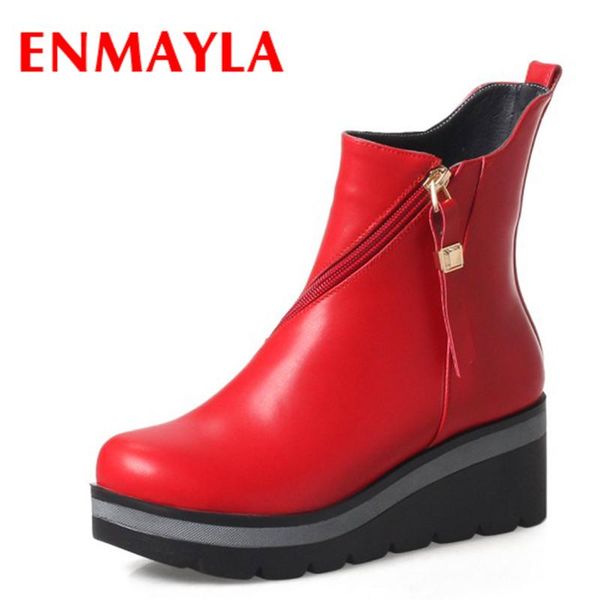 boots enmayla wedges ankle women zipper flats platform casual shoes woman autumn red black white short
boots enmayla wedges ankle women zipper flats platform casual shoes woman autumn red black white short