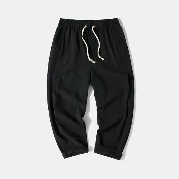 ramie cotton trousers traditional pants men asian clothing man pant casual loose male elastic waist trousers linen cropped pants1, Black
ramie cotton trousers traditional pants men asian clothing man pant casual loose male elastic waist trousers linen cropped pants1, Black