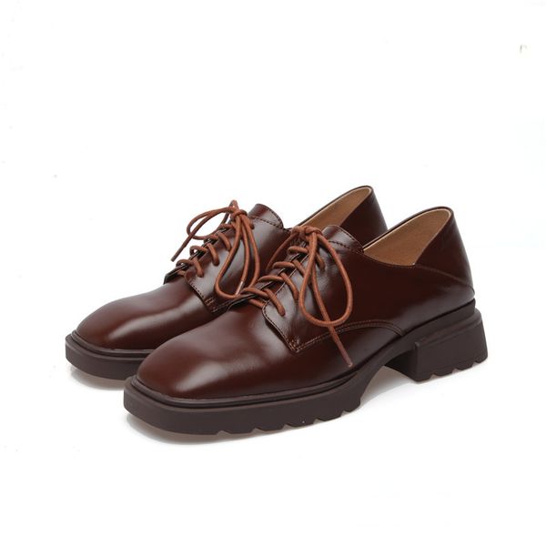 2021 new arrival female spring single fashion lace up comfy ladies shoes 6aux, Black
2021 new arrival female spring single fashion lace up comfy ladies shoes 6aux, Black