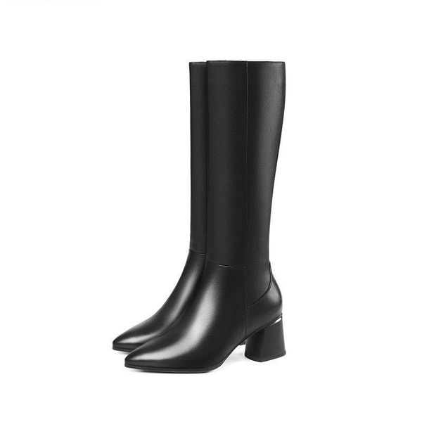 boots black brown genuine leather high heels women knee autumn winter basic woman large size 34-45 shoes
boots black brown genuine leather high heels women knee autumn winter basic woman large size 34-45 shoes