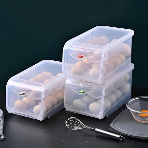 storage bottles & jars household egg carton refrigerator kitchen double-layer box rack automatic rolling
storage bottles & jars household egg carton refrigerator kitchen double-layer box rack automatic rolling