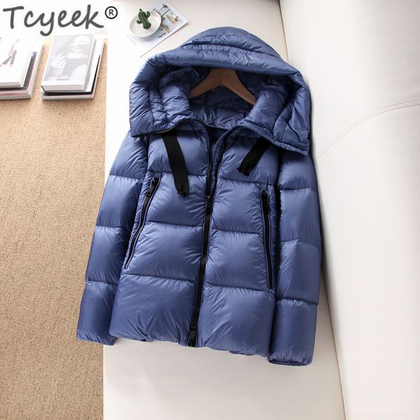 tcyeek winter 90% white duck down jacket women down coat female thick warm parkas short hooded outwear doudoune femme lwl1187 c1204, Black
tcyeek winter 90% white duck down jacket women down coat female thick warm parkas short hooded outwear doudoune femme lwl1187 c1204, Black