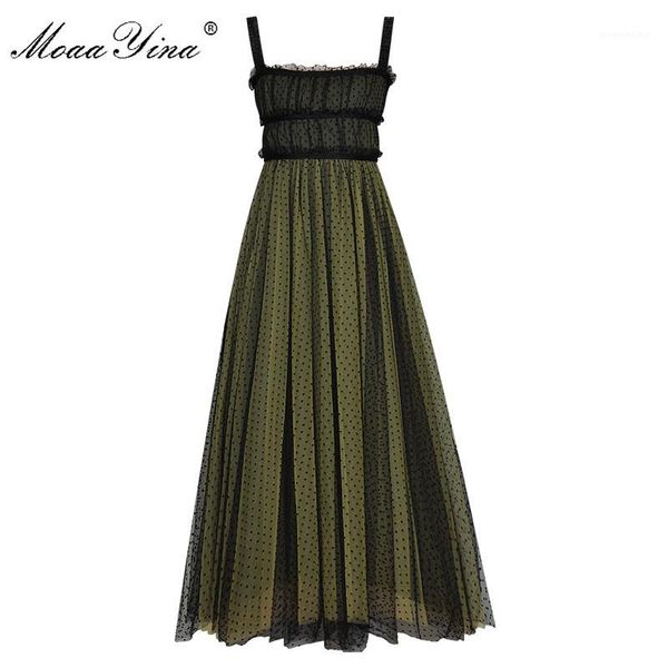 moaayina fashion designer runway dress summer women beaded spaghetti strap backless mesh dress1, Black;gray
moaayina fashion designer runway dress summer women beaded spaghetti strap backless mesh dress1, Black;gray
